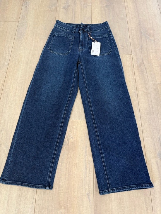 Quince Denim - Quince Dark Indigo Wide-Leg High-Rise Jeans